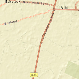 Viöl Street Map