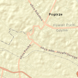 Pogórze Street Map