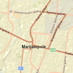 Marijampolė Municipality Street Map