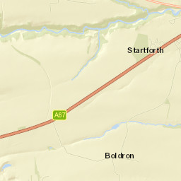 West Lane, Barnard Castle, County Durham Street Map