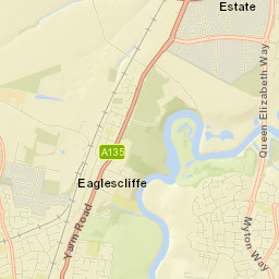 Moss Way, Stockton-on-Tees TS18, UK Street Map