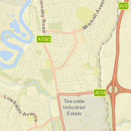 Mitchell Avenue, Stockton-on-Tees TS17, UK Street Map