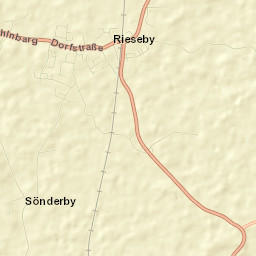 Rieseby Street Map
