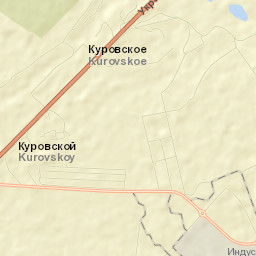 Kurovskoye Street Map