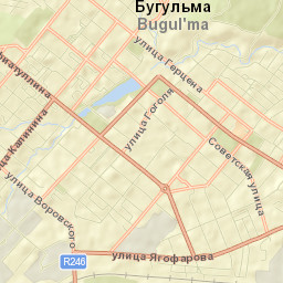 Bugul’ma Street Map