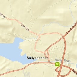Ballyshannon Street Map
