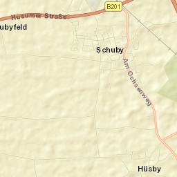 Schuby Street Map