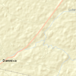 Damnica Street Map