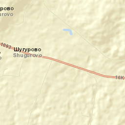 Shugurovo Street Map