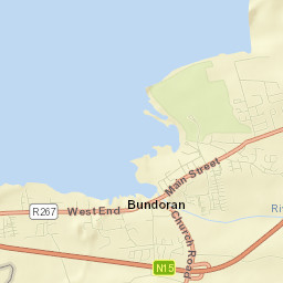 Bundoran Street Map