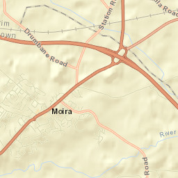 Moira Street Map