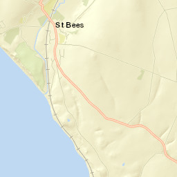 Saint Bees Street Map