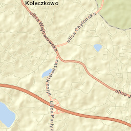 Koleczkowo Street Map