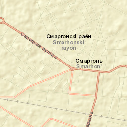 Smarhon’ Street Map
