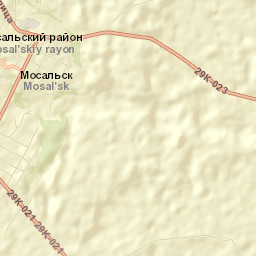 Mosal’sk Street Map