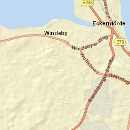 Windeby Street Map