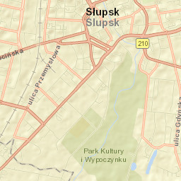 Słupsk Street Map