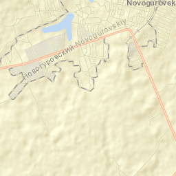 Novogurovskiy Street Map
