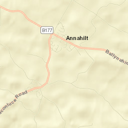 Annahilt Street Map