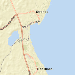 Strande Street Map