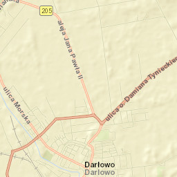 Darłowo Street Map
