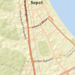 Sopot Street Map