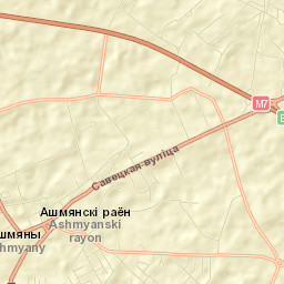 Ashmyany Street Map