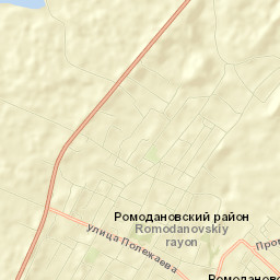 Romodanovo Street Map