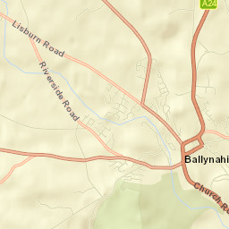 Ballynahinch Street Map