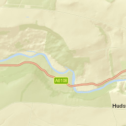 Brokes Lane, Richmond, North Yorkshire Street Map