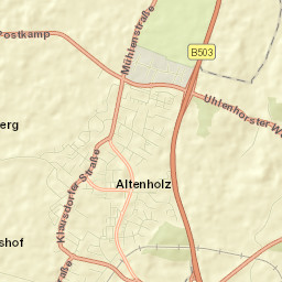 Altenholz Street Map