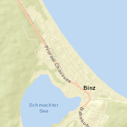 Ostseebad Binz Street Map