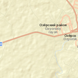 Ozerskiy Rayon Street Map
