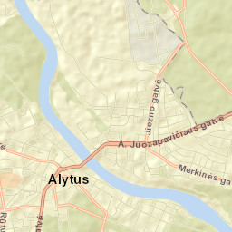 Alytus Street Map