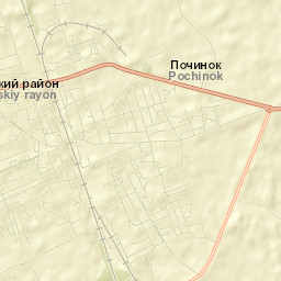 Pochinok Street Map