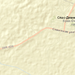Spas-Demenskiy Rayon Street Map