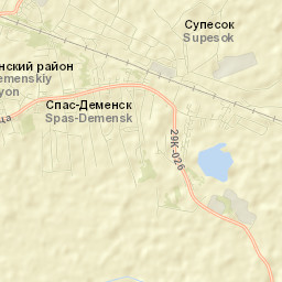 Spas-Demensk Street Map