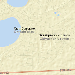 Oktyabr’skiy Rayon Street Map