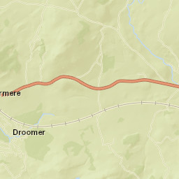 A591, Lake District National Park, Windermere Street Map