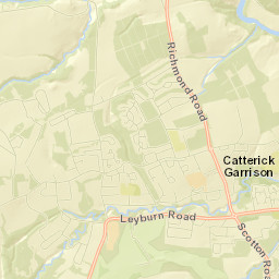 Catterick Garrison Street Map