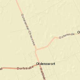 Oldenswort Street Map