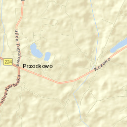 Przodkowo Street Map