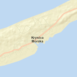 Krynica Morska Street Map