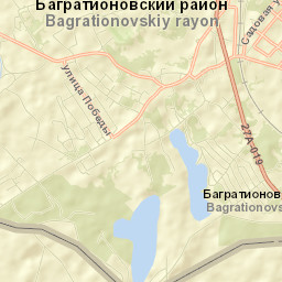 Bagrationovsk Street Map