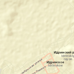 Idrinskoye Street Map