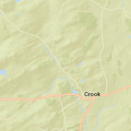 B5284, Lake District National Park, Kendal Street Map