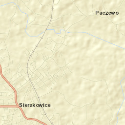 Sierakowice Street Map