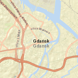 Gdańsk Street Map