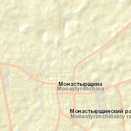 Monastyrshchina Street Map