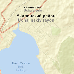 Uchaly Street Map